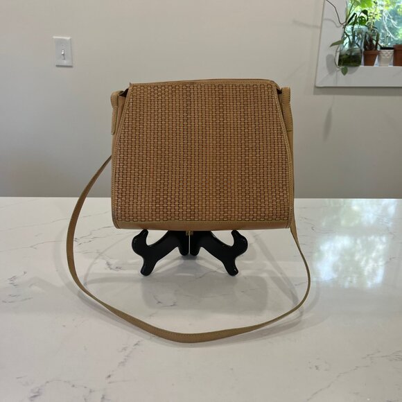 CEE KLEIN Handbags - Vintage CEE KLEIN Leather weaved boho cross body purse